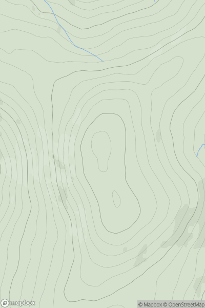 Thumbnail image for Scaw'd Law [The Glenkens to Annandale] showing contour plot for surrounding peak